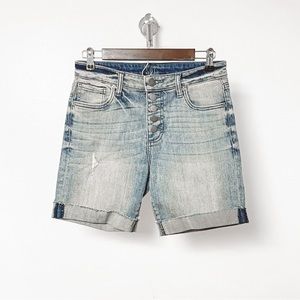 Kut From The Kloth High‎ Rise Boyfriend Summer Fall Casual Chic Denim Short